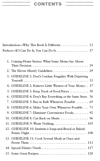 Table of Contents